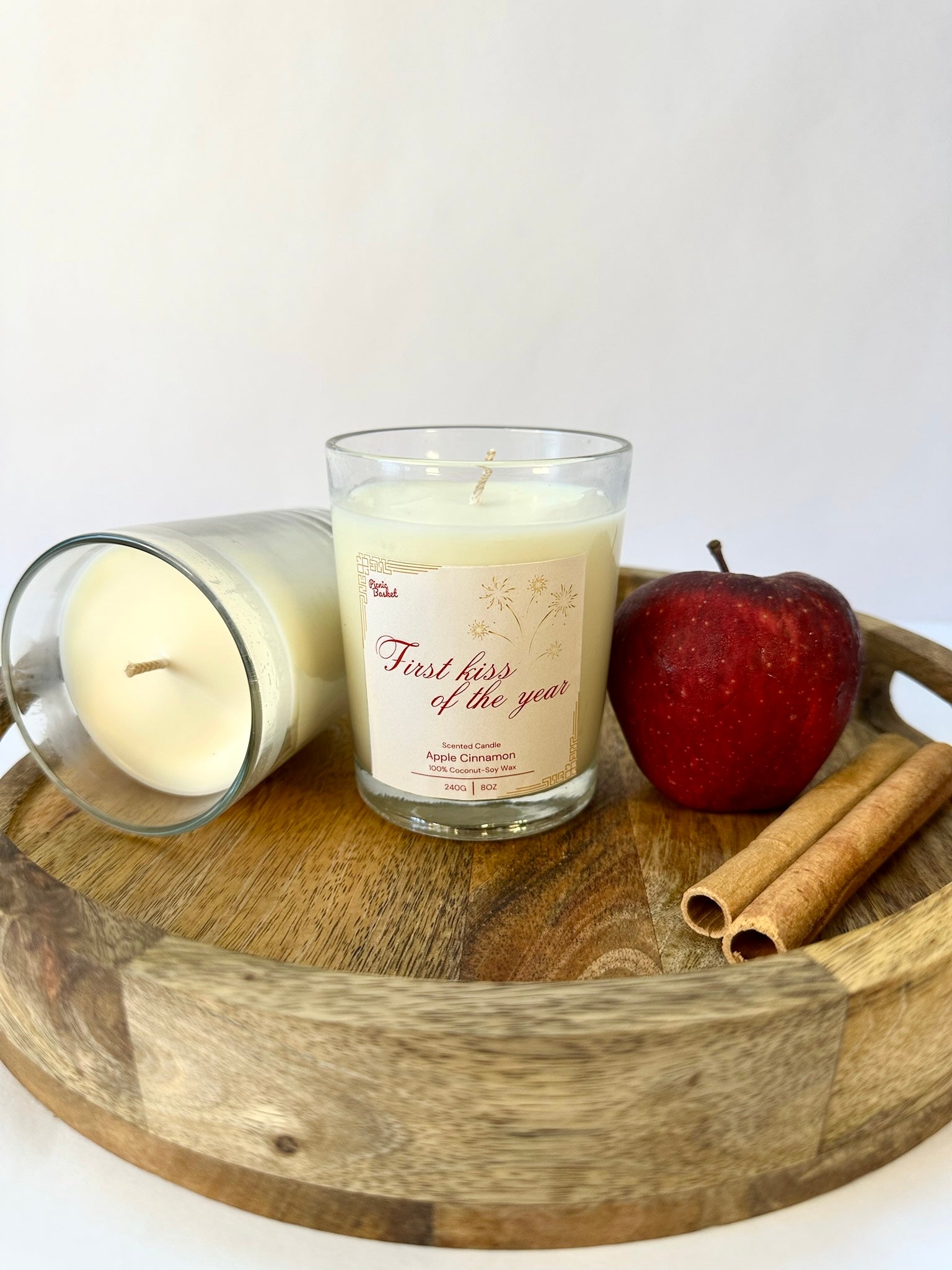 First Kiss of the Year | Apple Cinnamon Scented Candle